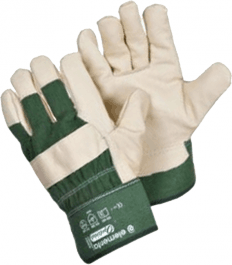 Перчатки ОПТИМА ФОРС, (CF-102/104), кожа, х/б, жесткий манжет, подкладка