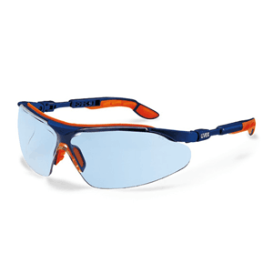 Очки UVEX™ АЙ-ВО (9160064) (РС 2-1.2), голубые, Supravision Sapphire, оправа: синяя-оранжевая
