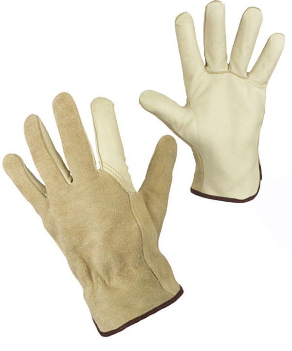 Перчатки PONDOSA, (0282), кожа/спилок