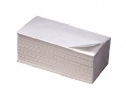 Полотенца бумажные 200л 1сл 22,5х24см V белые